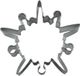 Städter Snowflake / Ice Crystal Cookie Cutter 7cm Stainless Steel