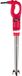 Mixeur plongeant - 450 W - Professionnel - 40 cm - Acier inoxydable - Rouge