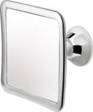 Markenlos Wan GmbH Douchespiegel voor het scheren - Mistloos - Verbeterde zuigkracht - Anti-condens - Onbreekbaar oppervlak - 360° draaibaar - 63 x 63 inch - Chroom Scheerspiegel