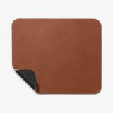 Spigen Muismat van PU-leer, veganistisch, waterdicht, met antislip rubberen onderkant, bruin
