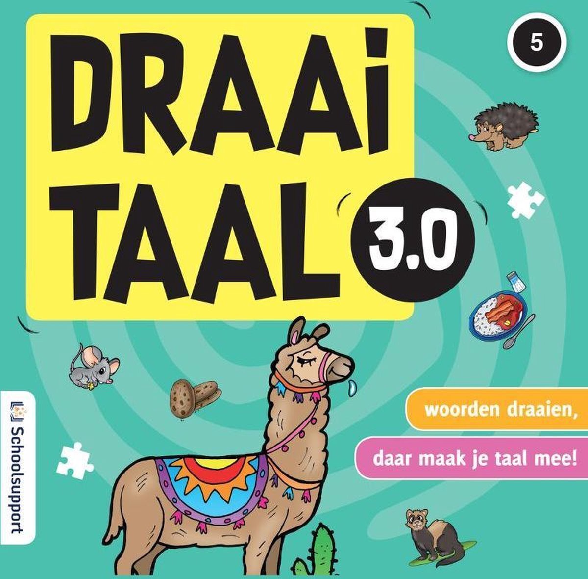 Schoolsupport Draaitaal - Draaitaal 3.0 groep 5 (set van 4 spellen)