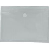 Grafoplas - Verpakking met 5 transparante enveloppen van kunststof, formaat folio + met plooibalg, 30 mm, natuurlijke kleuren, 33,5 x 25 cm, grote capaciteit, perfect voor A4-documenten en folio