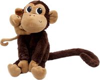 PTIPOTOS Les Ptipotos Zazou The Monkey Knuffel - Chocolate
