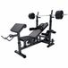 Gorilla Sports Banc universel + set haltères 40 kg - Noir