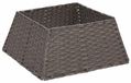 Syfax Kerstboomkraag Vierkant Grijs 60 x 60 x 28 cm poly rattan