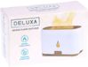 Deluxa Witte Vlam Diffuser Luchtbevochtiger Wit/Houtlook