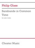 Sarabande in Common Time. Violin Solo.