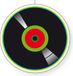 Bellatio Decorations Shoppartners Bv Seventies/eighties muziek decoratie - disco thema - lp/vinylplaat - D28 cm
