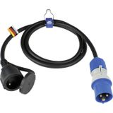 as - Schwabe CEE-adapterkabel Franse standaard 1,5 m