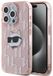 Karl Lagerfeld IML Choupette Head & Monogram hoesje voor iPhone 15 Pro roze