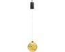 Merkloos IKO Verlichte Kerstbal Kunststof - Goud - Aan Draad - 12 cm - LED Lampjes - Warm Wit