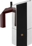 Alessi Menhir Machine à expresso à induction - 6 tasses - Argent