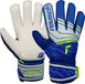 Reusch Attrakt Solid Junior Keepershandschoenen - Grijs/Blauw - Maat 8
