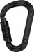 EDELRID HMS Magnum Triple II grote HMS karabiner met veilige sluiting zwart