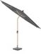 Platinum Riva parasol 300 cm rond teak antraciet met kniksysteem
