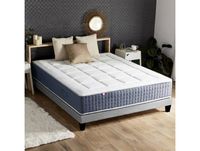 Ensemble matelas hybride + couette + oreillers 140x190