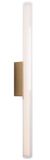 Maxlight Fayette - opbouw wandlamp - 12 x 6 x 91 cm - 18W LED incl. - IP44 - goud