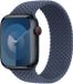 Apple Gevlochten solobandje voor de Apple Watch | 44/45/46/49 mm - Maat 3 - Storm Blue
