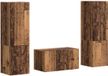 vidaXL Tv-meubelset Oud Hout Bewerkt hout