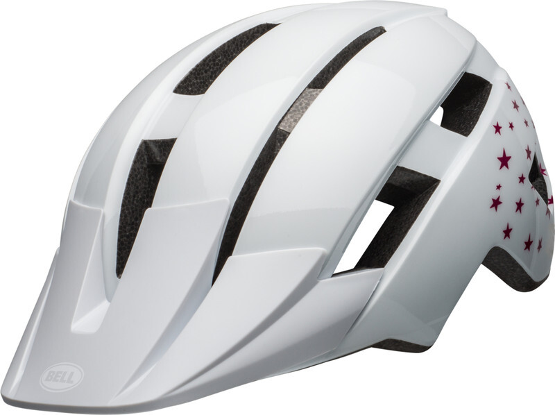 Bell Sidetrack II Helm Jongeren, white stars