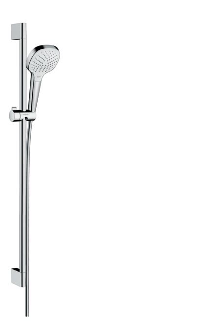 Hansgrohe Croma Select E Glijstangcombinatie chroom/wit