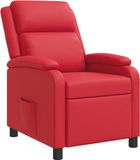 vidaXL - Relaxfauteuil - Rood - Kunstleer