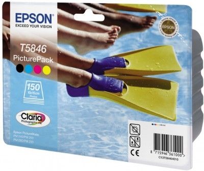 Epson PicturePack T5846 4-Coulered Origineel Inktcartridge