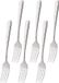 FOXAS Bon Appétit Fourchettes de table, 6 pièces, acier inoxydable, 19 cm