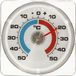 TFA Thermomètre de fenêtre - analogique - plastique - transparent - 7 x 7 cm