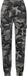 Urban Classics High Waist Camo Cargo Dames Cargobroeken - donkercamouflage