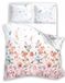 Milagro Coton Housse de couette 160x200cm Imprimé floral Vert
