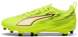 PUMA Ultra 6 Play FG/AG JR voetbalschoen, uniseks, kinderen, Wit, Maat 35.5