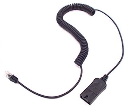 Plantronics 38232-01 - Telefoonkabels - Zwart - 4 m