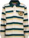 Vingino oversized gestreepte longsleeve - beige/groen/geel