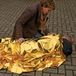 Comfort Aid Emergency Blanket - Noodfolie Deken 210x160 cm - Goud/Zilver