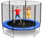 Fitness-Star Trampoline d'extérieur pour enfants, 183 cm (6 pieds), avec filet de sécurité