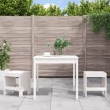 Maison Exclusive - Ensemble de jardin, 3 pièces, blanc, en pin massif