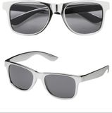 Finidi Patser Bril - Zilveren Unisex Bril voor Carnaval en Verkleedkleding