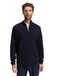 Tom Tailor Troyer pull en maille avec logo brodé - Taille S - Bleu Marine Chiné Tricot