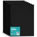 Exerz 30x40cm Canvaspanelen Zwart 6 Stuks