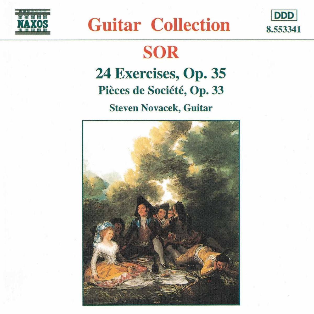 OUTHERE Sor Fernando: Esercizi Per Chitarra Opus 35 Nr 1-24 CD