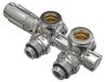 Robine radiatorventiel met thermostaat, 50 mm, geschikt voor 15/16 mm leidingen