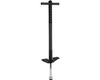 Merkloos Relaxdays Pogo springstok voor kinderen tot 35 kg, gevoerd, antislip, roestvrij staal, zwart