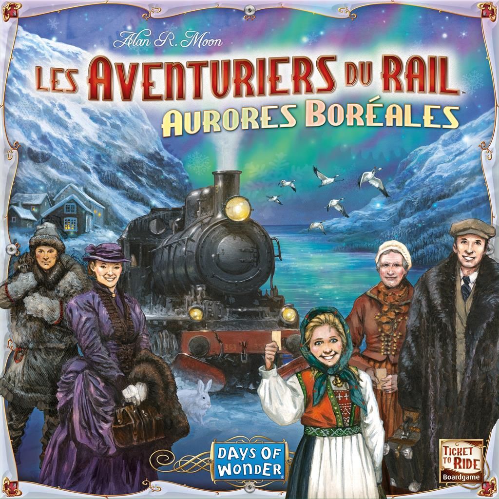 Asmodee Aventuriers du Rail (Les) : Aurores Boréales Bordspel
