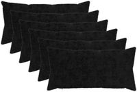 vidaXL - Kussensloop - 6 stuks - HEERLEN - Zwart - 40 x 70 cm - Nep Konijnenbont