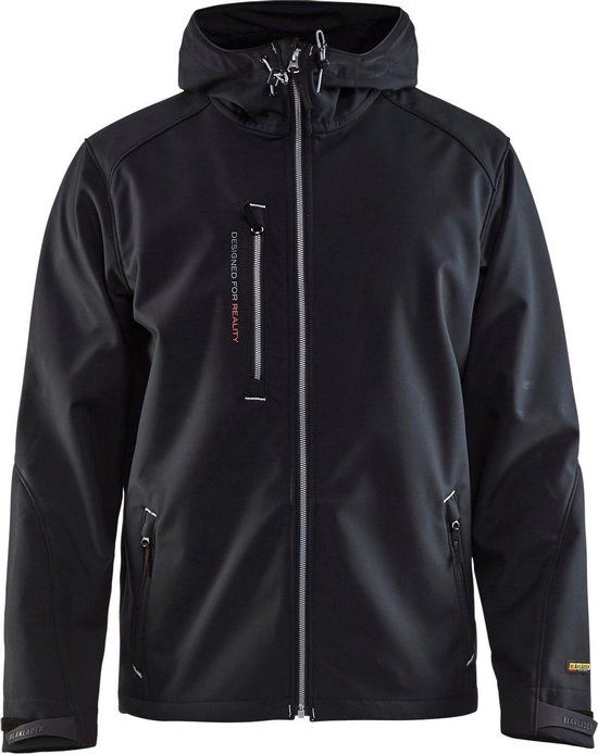 Blåkläder 4949-2517 Softshell Jack Zwart/Zilver Maat XXXL