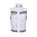 Planam vest "Plaline" maat XXXL, zuiver wit/zink, 2533064