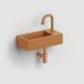 Clou Flush 3 Fontein Met Kraangat Rechts Mat Italiaans Zand Keramiek 36 cm