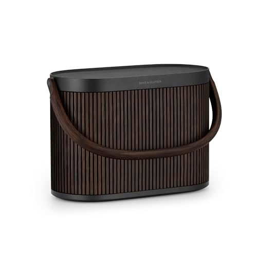 Bang & Olufsen Beosound A5 - Bluetooth-speaker, draagbaar, modulair, draadloos oplaadbaar, luid geluid, voor thuis en buiten, lange batterijduur, premium audio - Donker eiken