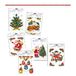 Nuova Edart 027.Ddl051 Set van 12 glazen PVC elektrostatische kerstverlichting
